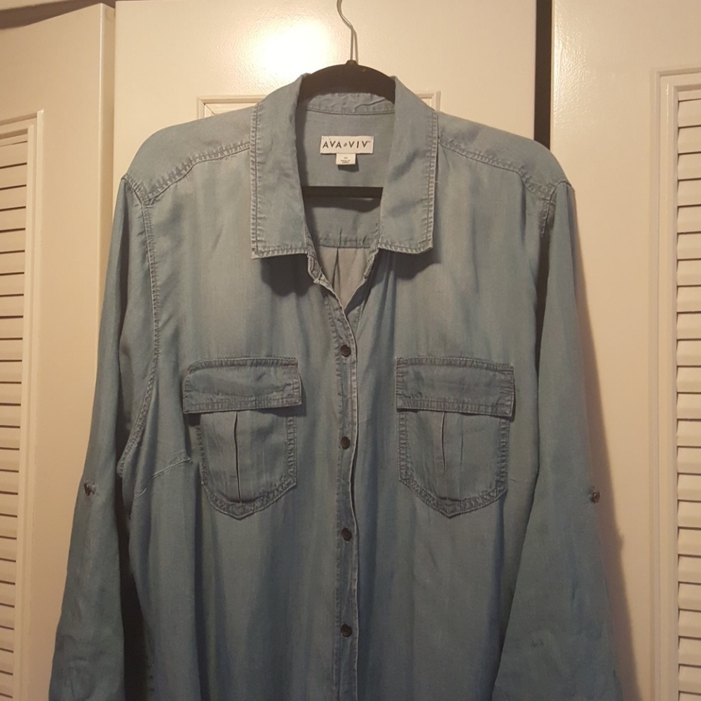 Denim Shirt Dress
